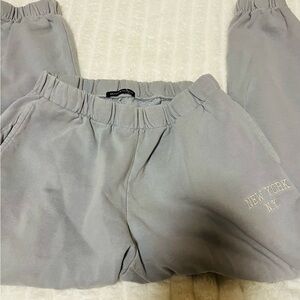 Brandy Melville Gray Track Pants